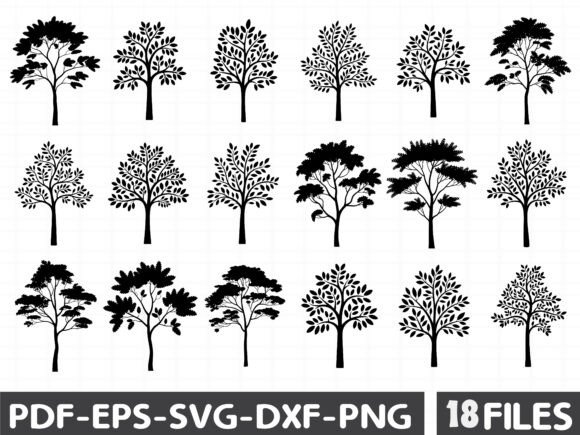 Cypress Tree Svg Bundle for Graphics and Illustrations