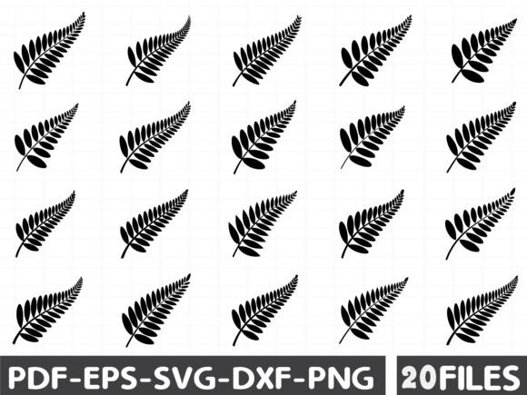 Fern Leaves Clipart SVG Bundle: Graphics & Illustrations for Sellers