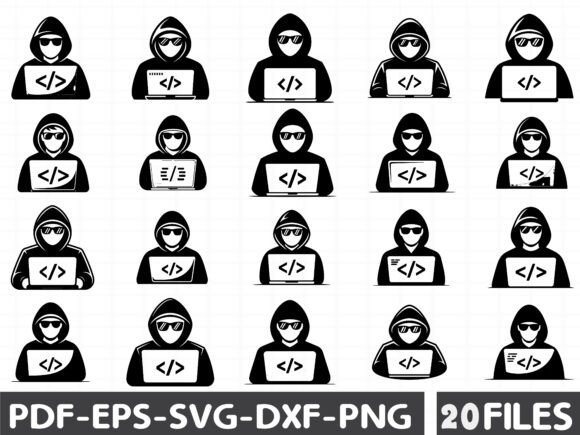 Hacker Svg Bundle: Premium Graphics & Illustrations for Makers