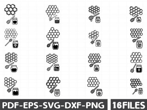 Honeycomb Svg ,Honey Drip Svg ,Honey Svg Graphics and Illustrations Review