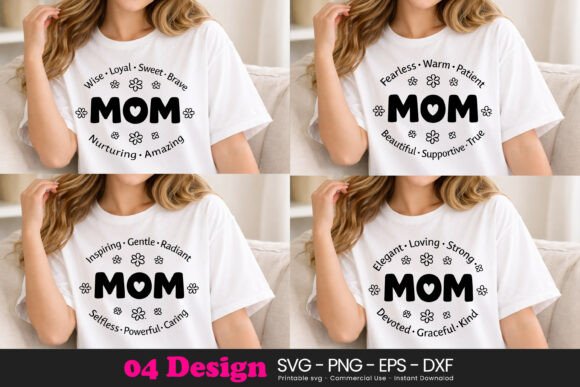 Mom Appreciation SVG Motherhood Quote Graphics and Illustrations