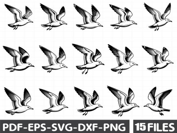 Seagull SVG Bundle: Premium Graphics and Illustrations for Modern Design