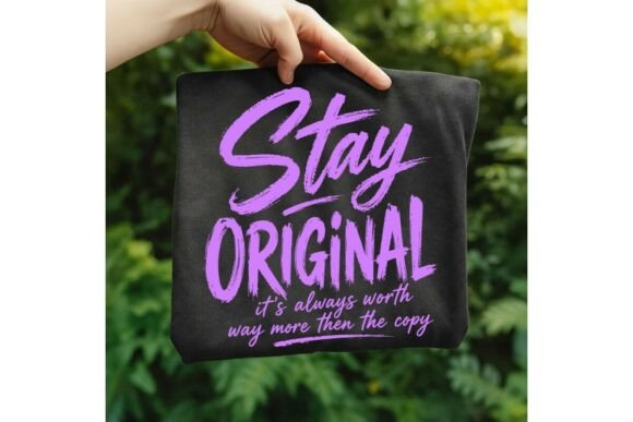 Stay Original SVG Inspirational Quote Graphics for T-Shirt Designs