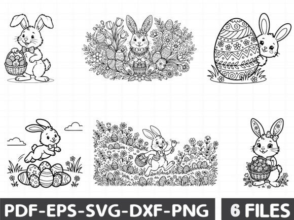 The Hunt is on Easter Bunny: Graphics & Illustrations for Brands